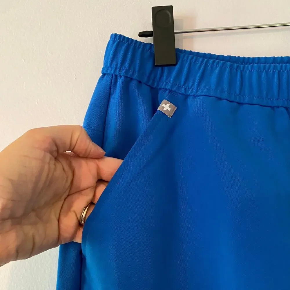 FIGS Royal Blue Tansen Jogger Scrub Pants Uniform Medical Men's size Large
